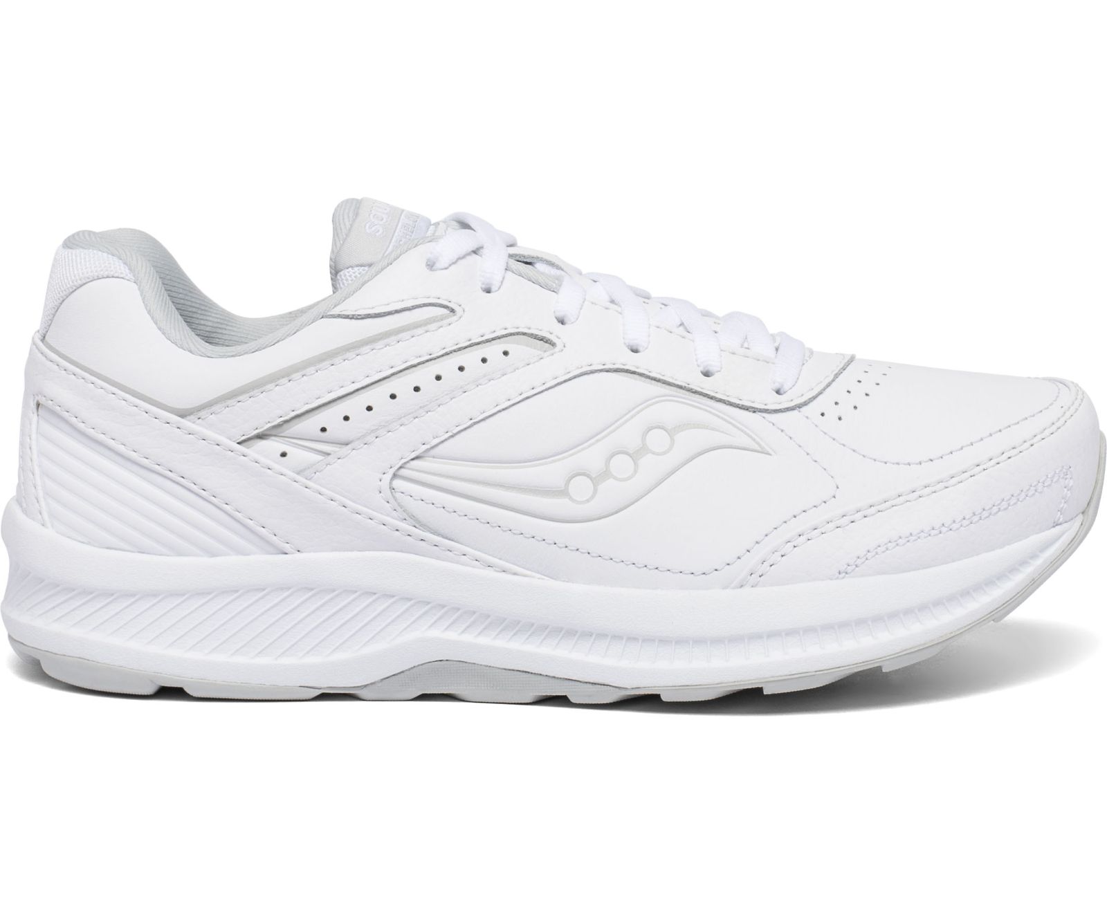 Women\'s Saucony Echelon Walker 3 Wide Walking Shoes White | Singapore 240YXFU